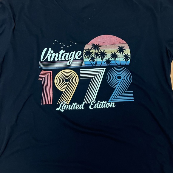 Vintage 1972 Limited Edition Black tee shirt size XXL - Picture 4 of 5